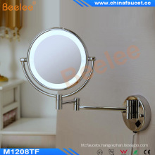 Hotel Bathroom Wall Mounted LED Shaving Mirror with CE Approved